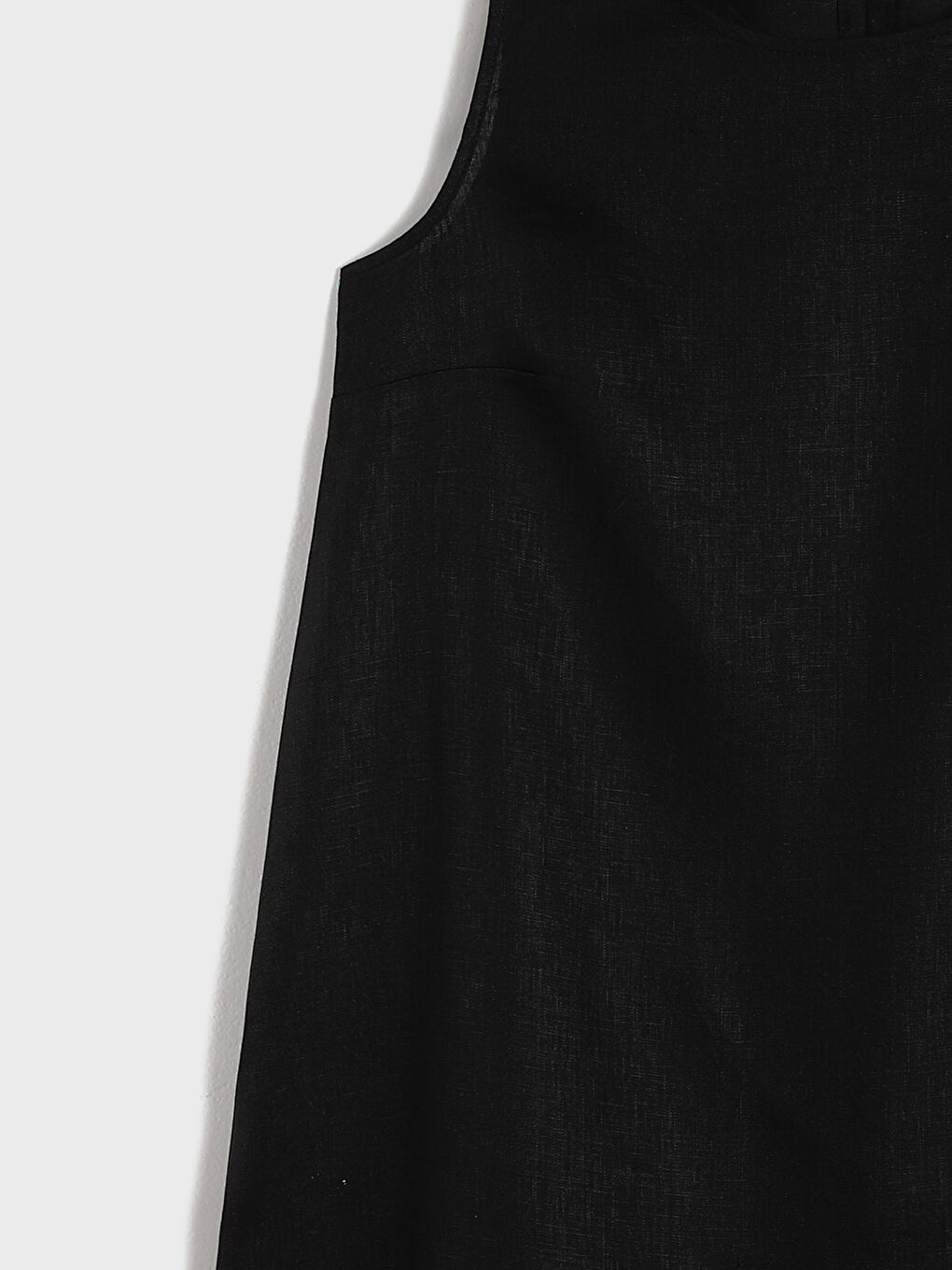 Crew Neck 100% Linen Dress-6