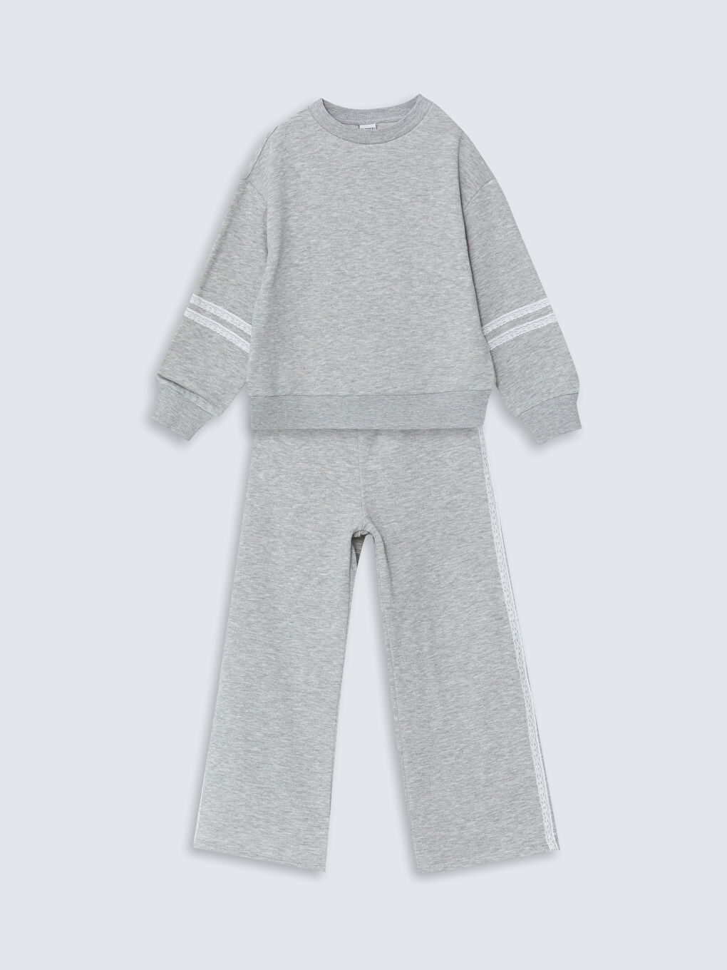 Crew Neck Girl's Tracksuit Set -S5N585Z4-CT3