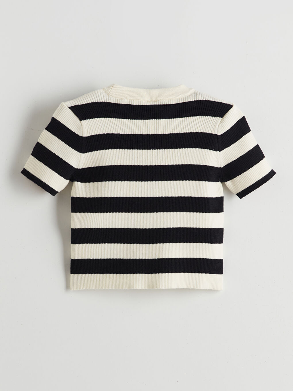 Crew Neck Short-Sleeve Girl'S Knitted Sweater -S5N591Z4-LEG