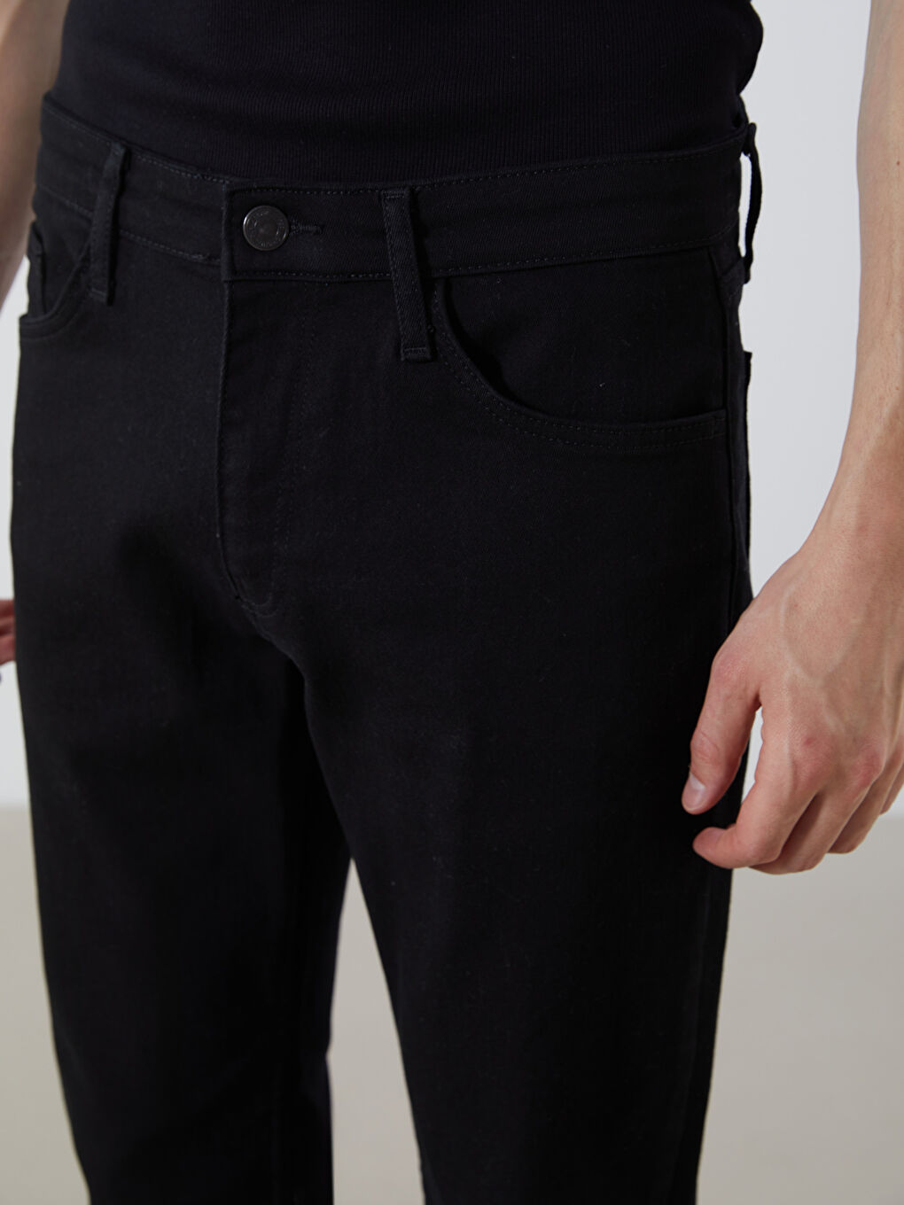 Siyah 779 Regular Fit Erkek Jean Pantolon-5