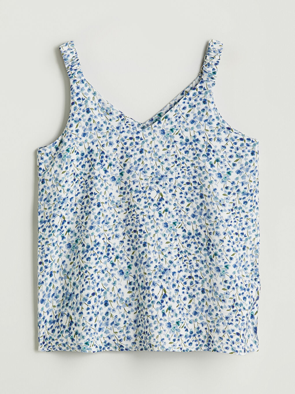 V-Neck Floral Blouse -S5N594Z8-LQQ