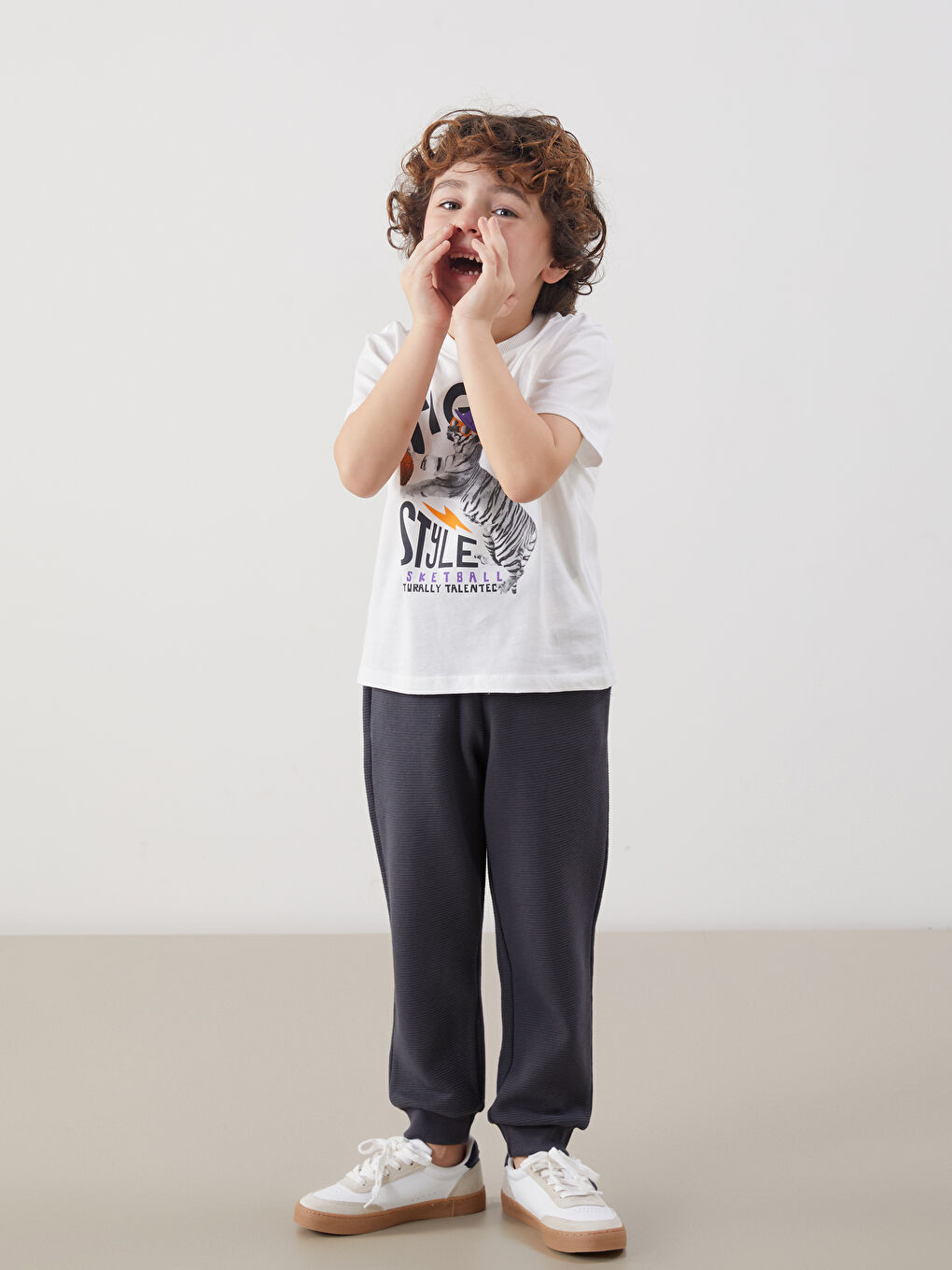 Elastic Waist Boy Jogger Tracksuit Bottom -S5N601Z1-HEF