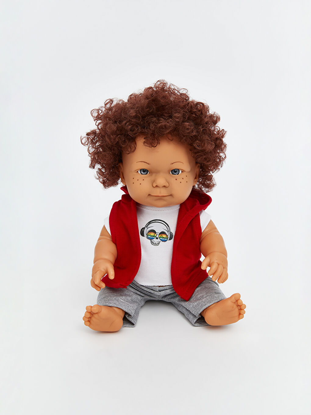 LCW ACCESSORIES Kıvırcık Saçlı Oyuncak Bebek 35 cm - 1