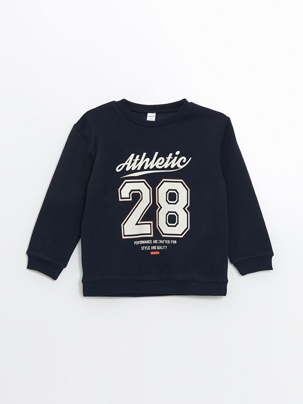 Text Printed Boys' Thick Sweatshirt -S5N619Z1-HKC