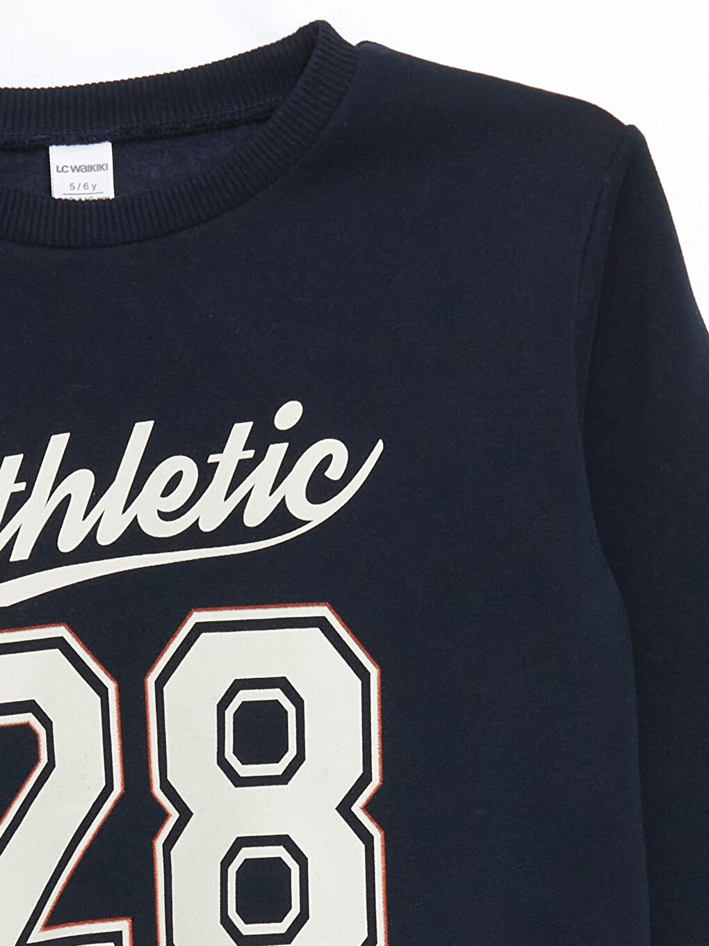Text Printed Boys' Thick Sweatshirt -S5N619Z1-HKC