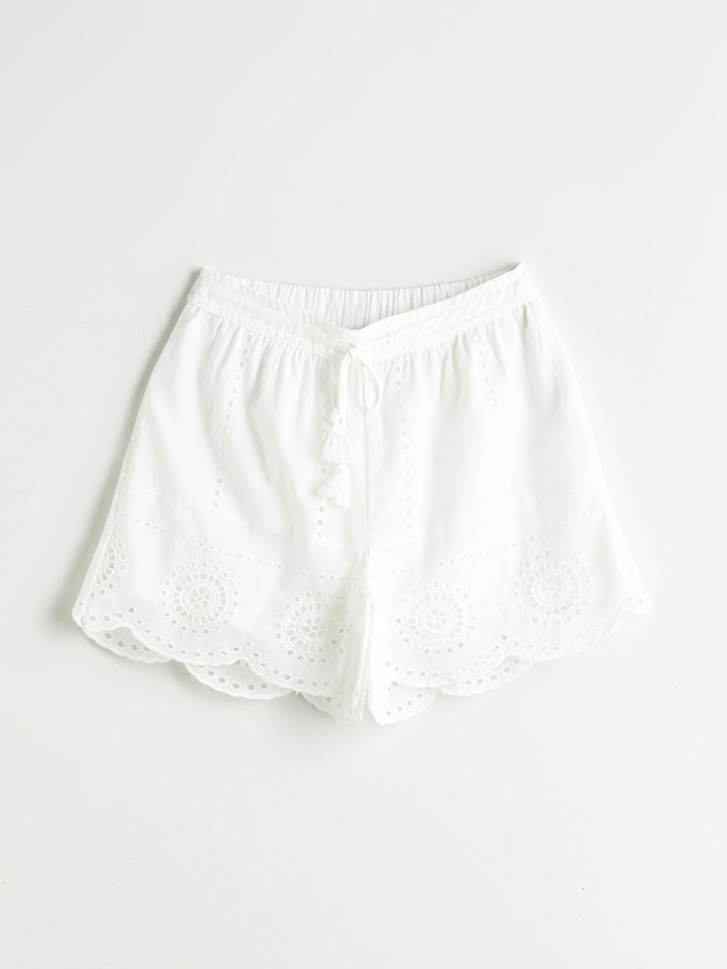 Woman ECRU Shorts -S5N621Z8-R9J
