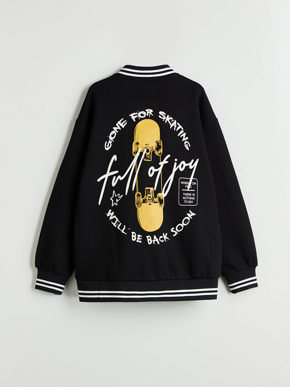 Printed Boys' College Jacket -S5N637Z4-CVL