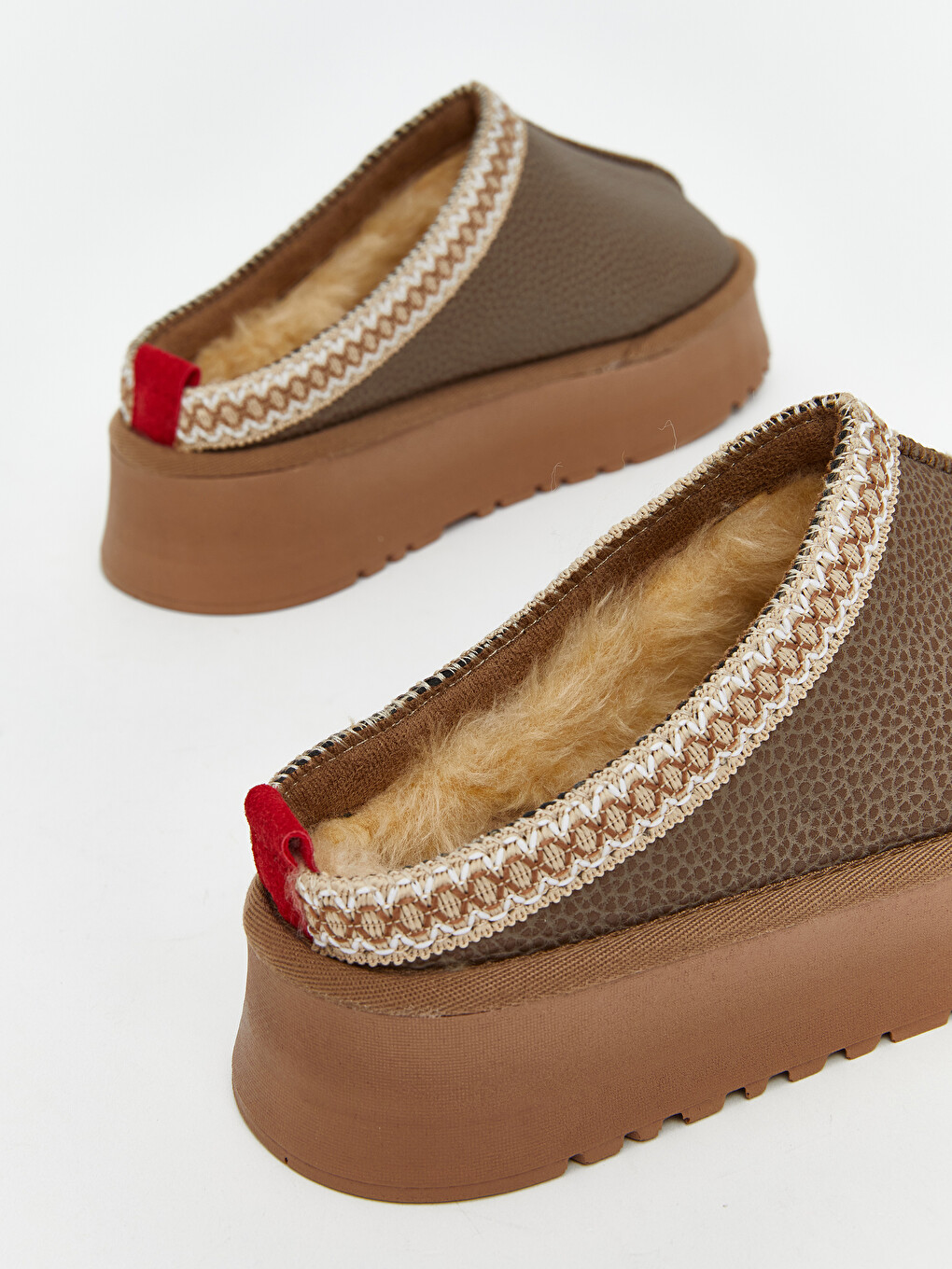 KOOR Faux Leather Women's Slippers - S5N697Z8-EHW | LC Waikiki