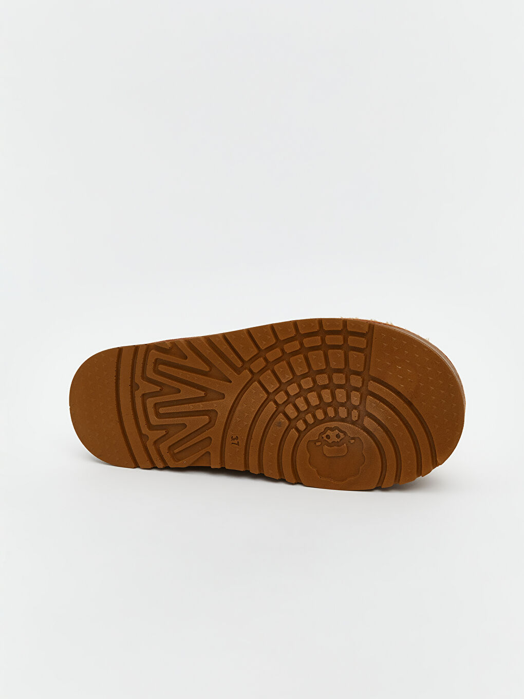 Kahverengi Kürklü Kadın Ev Terliği-3