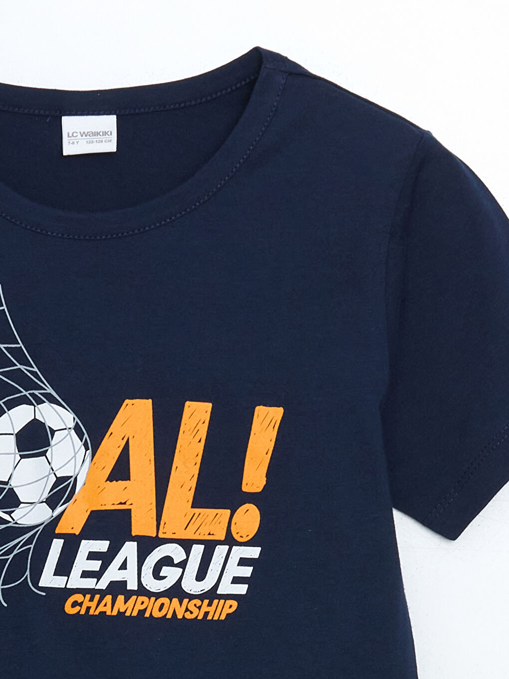 Lacivert Bisiklet Yaka Erkek Çocuk Pijama Takımı-2