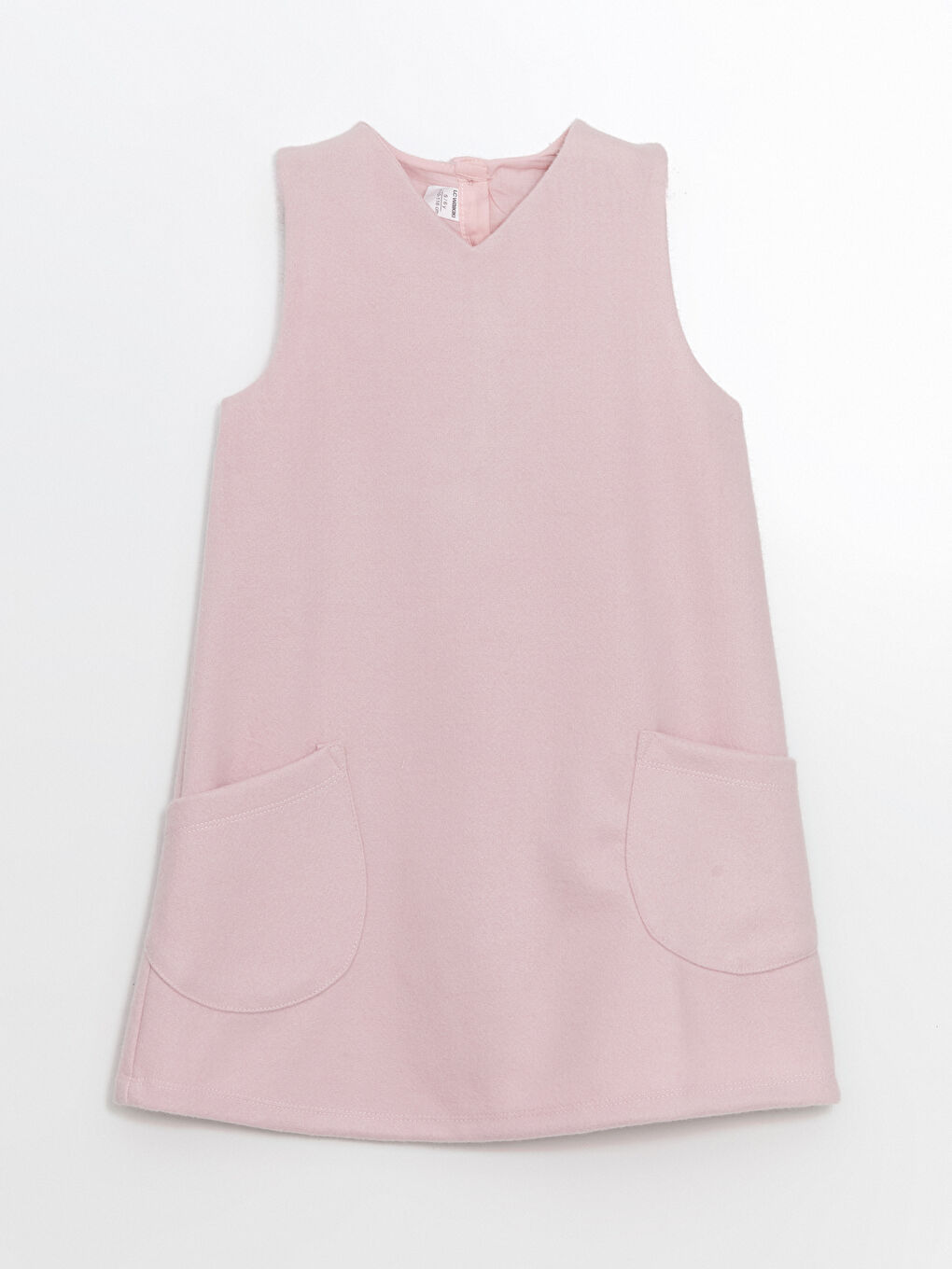 V Neck Basic Girl Dress -S5N710Z1-LBZ