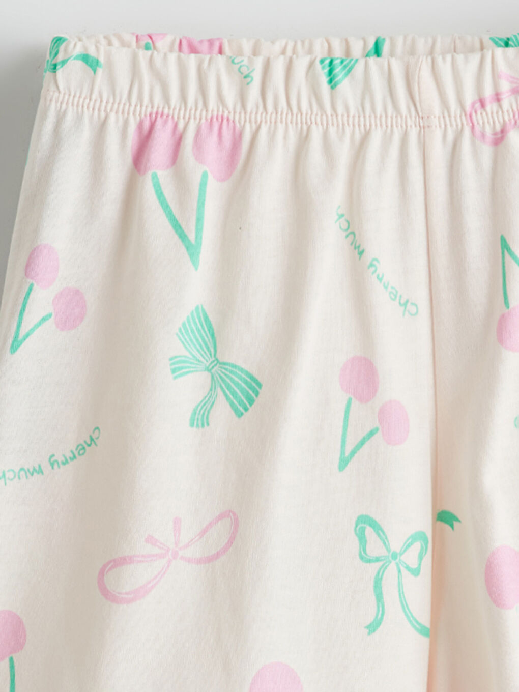 Crew Neck Girl's Shorts Pajama Set -S5N720Z4-LT6