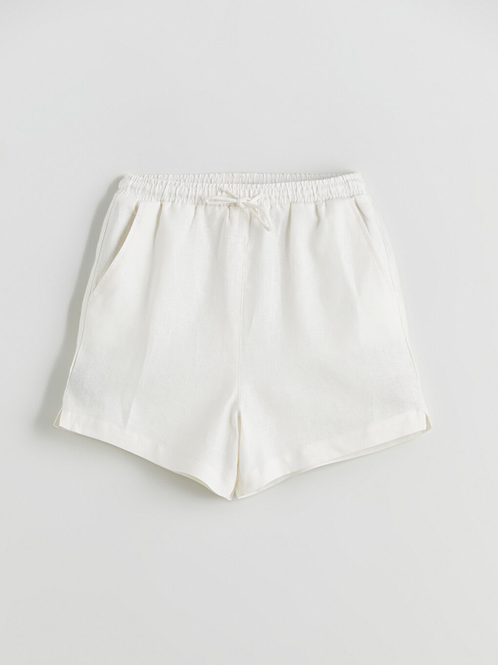 Woman ECRU Shorts -S5N749Z8-R9J