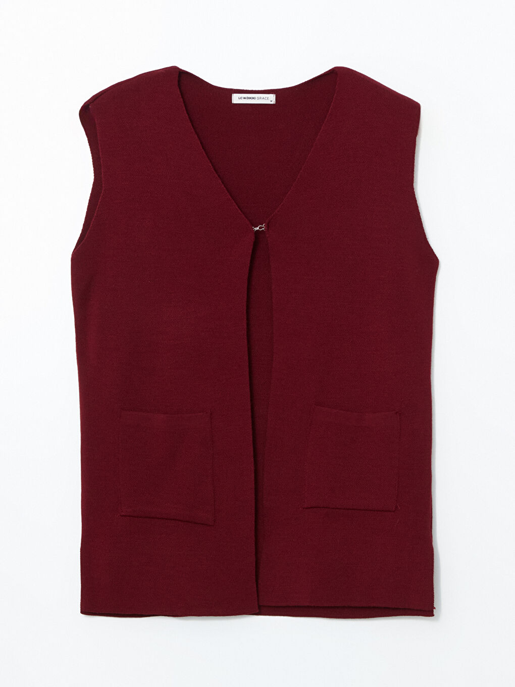 V Neck Regular Women's Tricot Vest -S5N764Z8-CZT