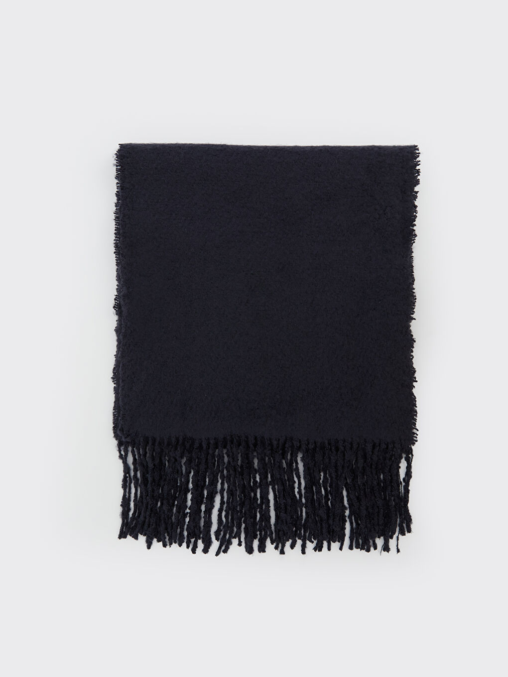 LCW ACCESSORIES Lacivert Püsküllü Erkek Triko Atkı - 1