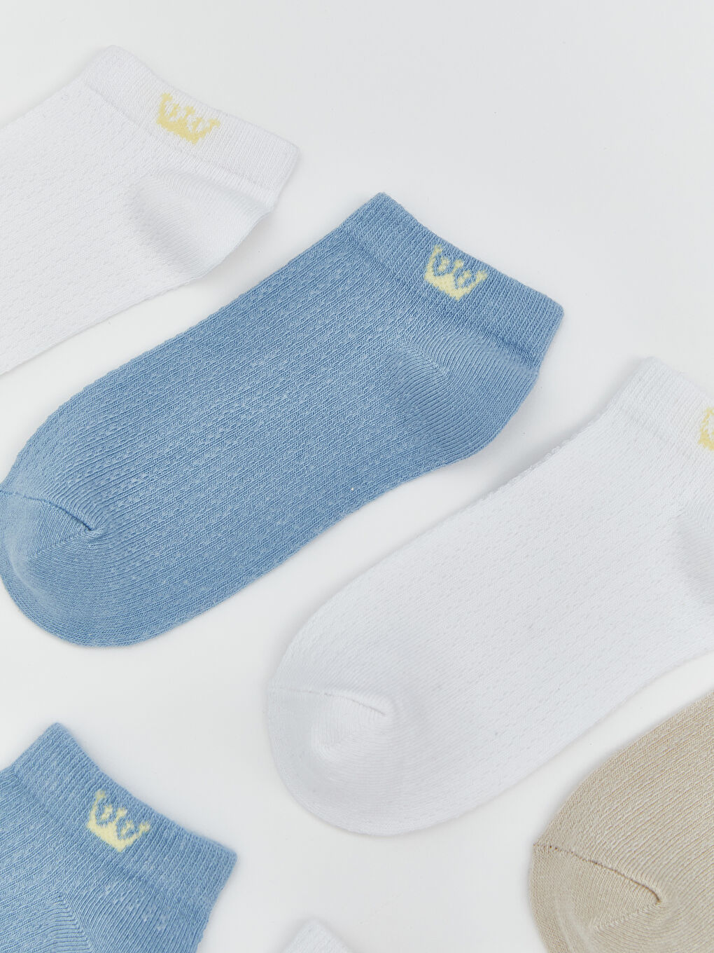 Patterned Boy's Booties Socks 7 Pieces -S5N779Z4-K00