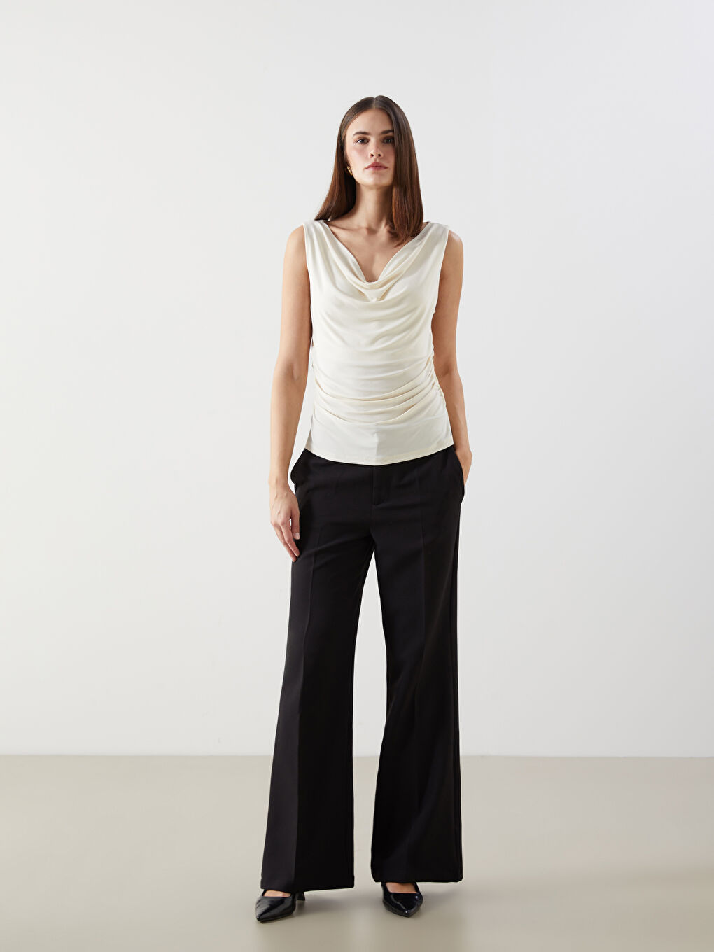 Slim Fit Women's Pants -S5N781Z8-CVL