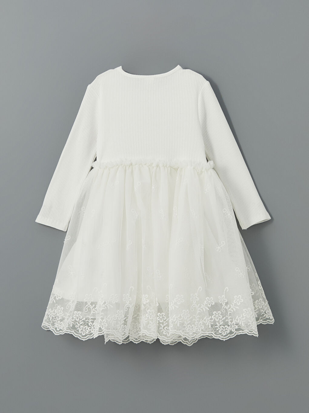 Crew Neck Tutu Girl'S Dress -S5N782Z1-R9J