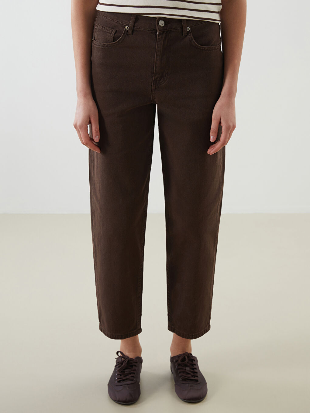 Balloon Fit Women's Jean Pants -S5N811Z8-JTW