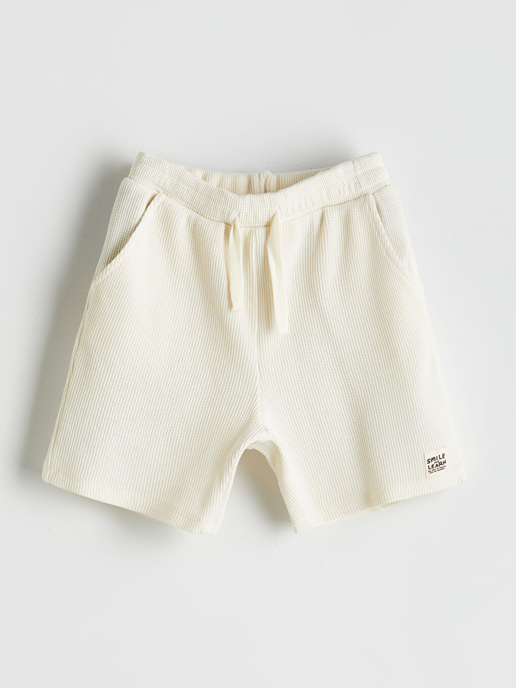 Elastic Waist Pocketed Boy'S Shorts -S5N816Z1-QVK