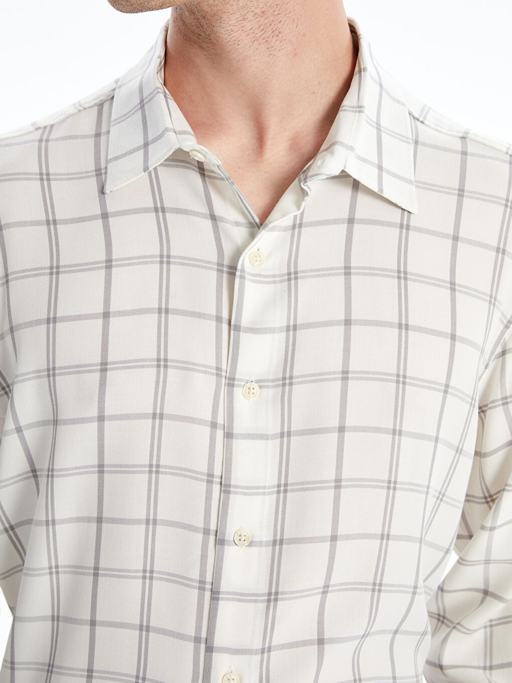 Comfortable Fit Long Sleeve Plaid Men's Shirt -S5N851Z8-LLX