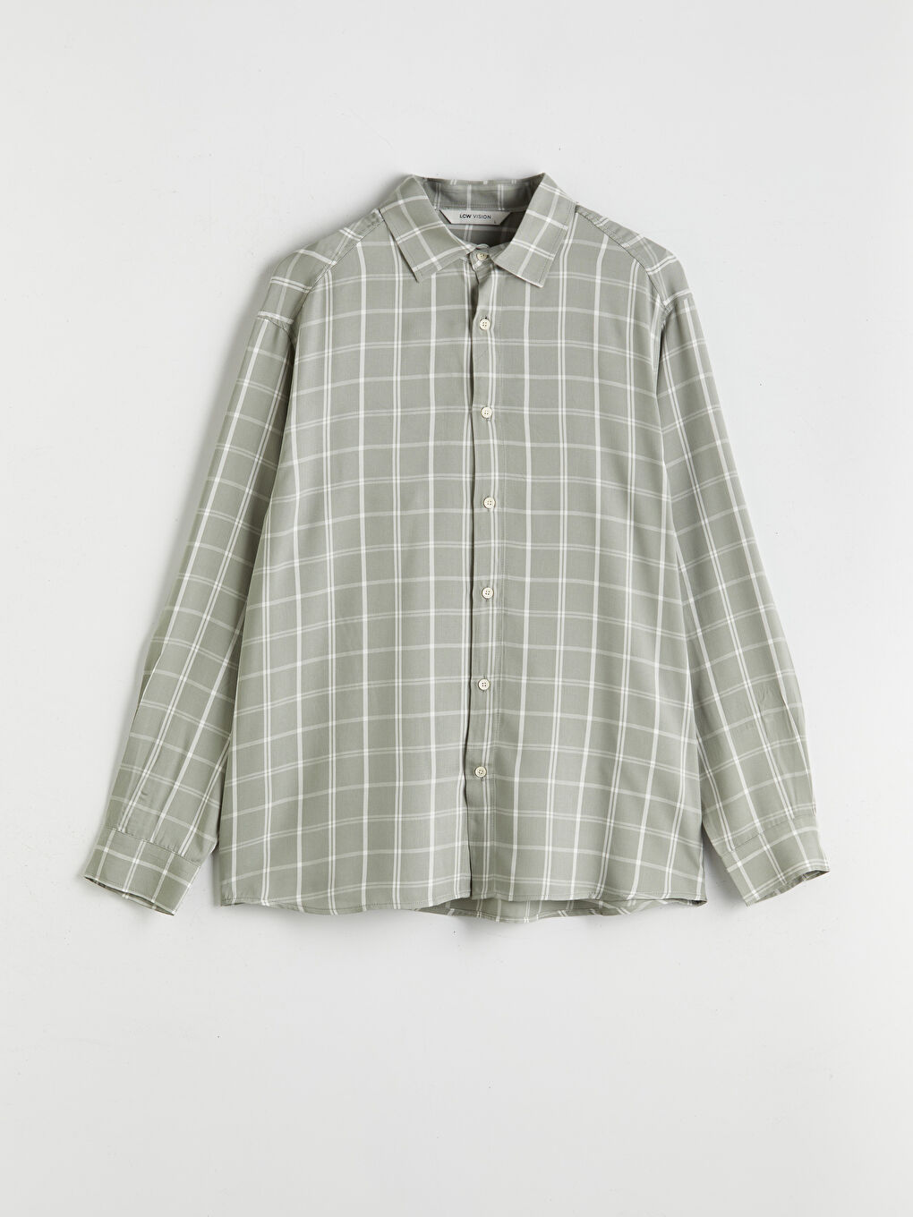 Comfortable Fit Long Sleeve Plaid Men's Shirt -S5N851Z8-LMG