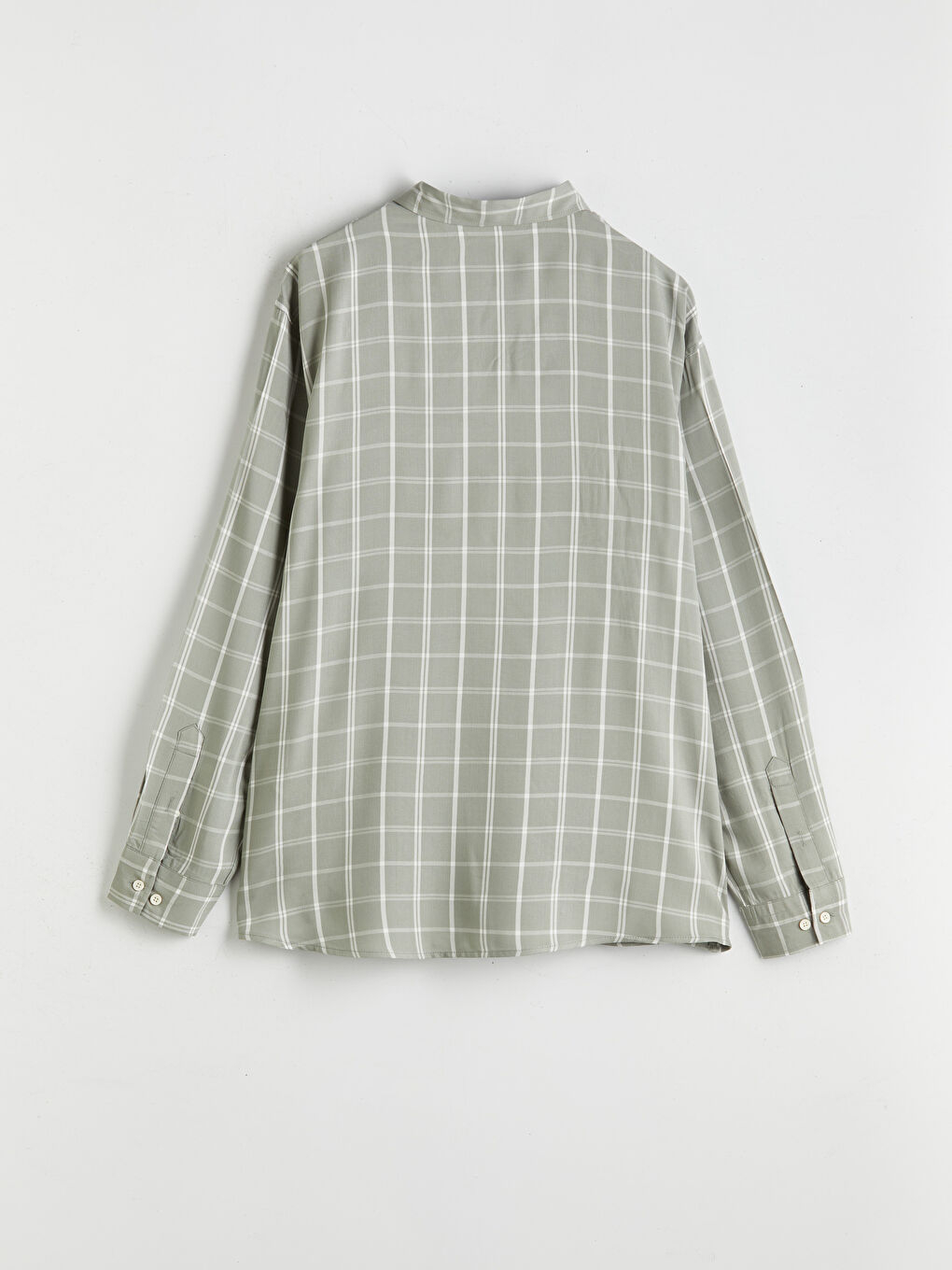 Comfortable Fit Long Sleeve Plaid Men's Shirt -S5N851Z8-LMG