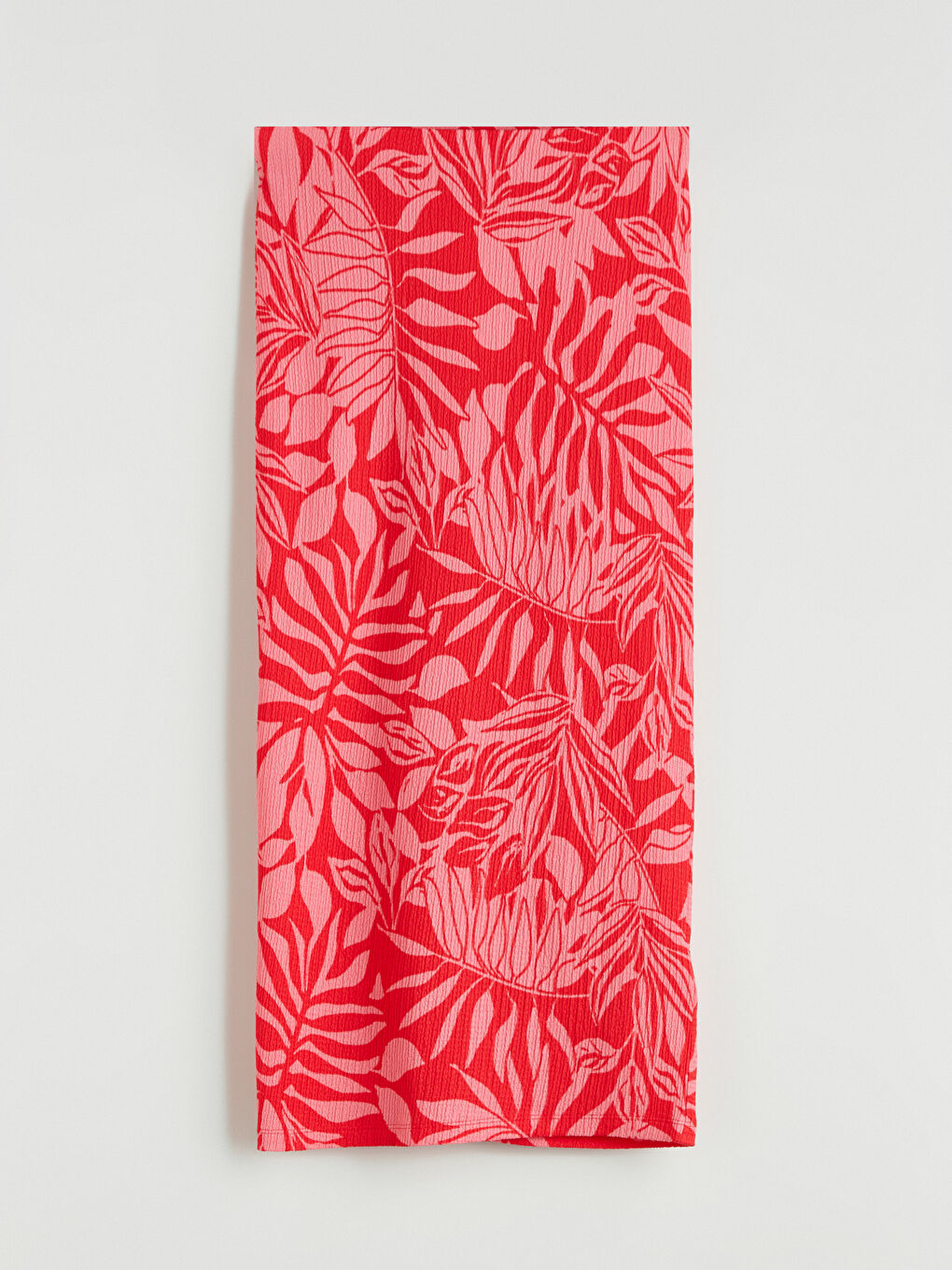 Karışık Beli Lastikli Çiçekli Büzgülü Etek-5