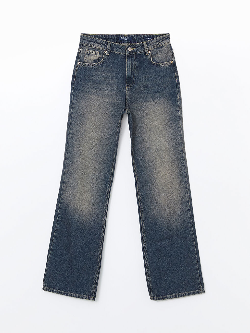 Straight Fit Women's Denim Trousers -S5N870Z8-507