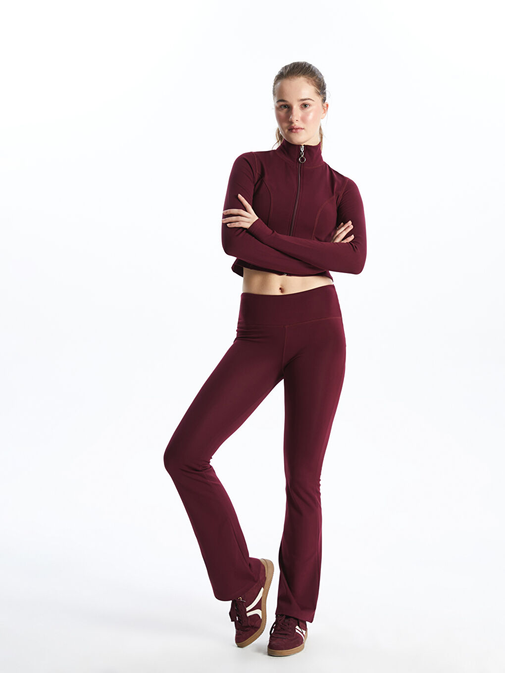 Women's Elastic Waist Sports Sweatpants -S5N886Z8-CWK