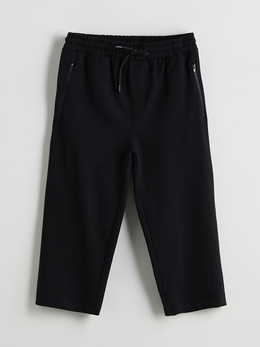 Siyah Standart Kalıp Erkek Şort-4