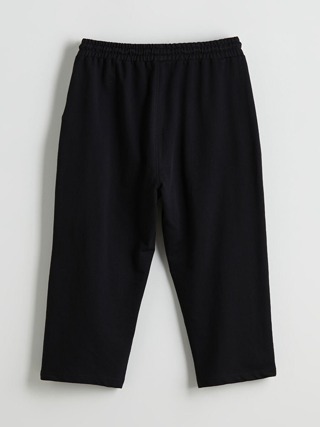 Siyah Standart Kalıp Erkek Şort-5