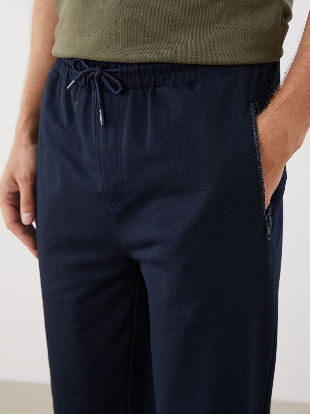 Lacivert Standart Kalıp Erkek Şort-2