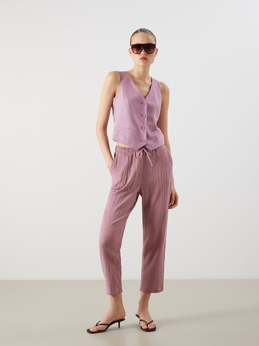 LC Waikiki Woman PINK Trousers -S5N953Z8-JLY
