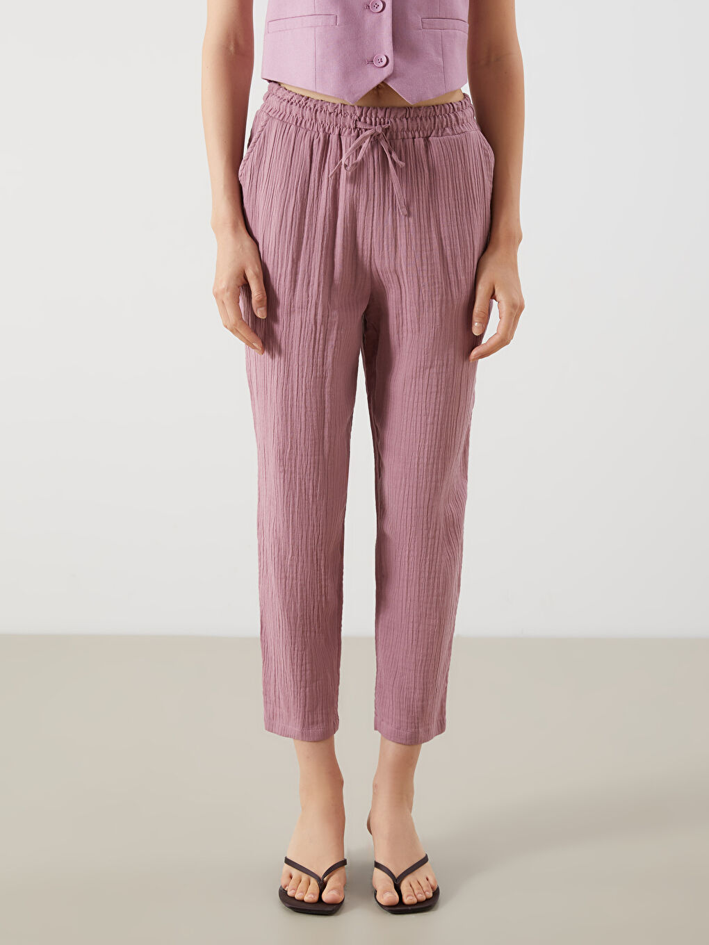 LC Waikiki Woman PINK Trousers -S5N953Z8-JLY