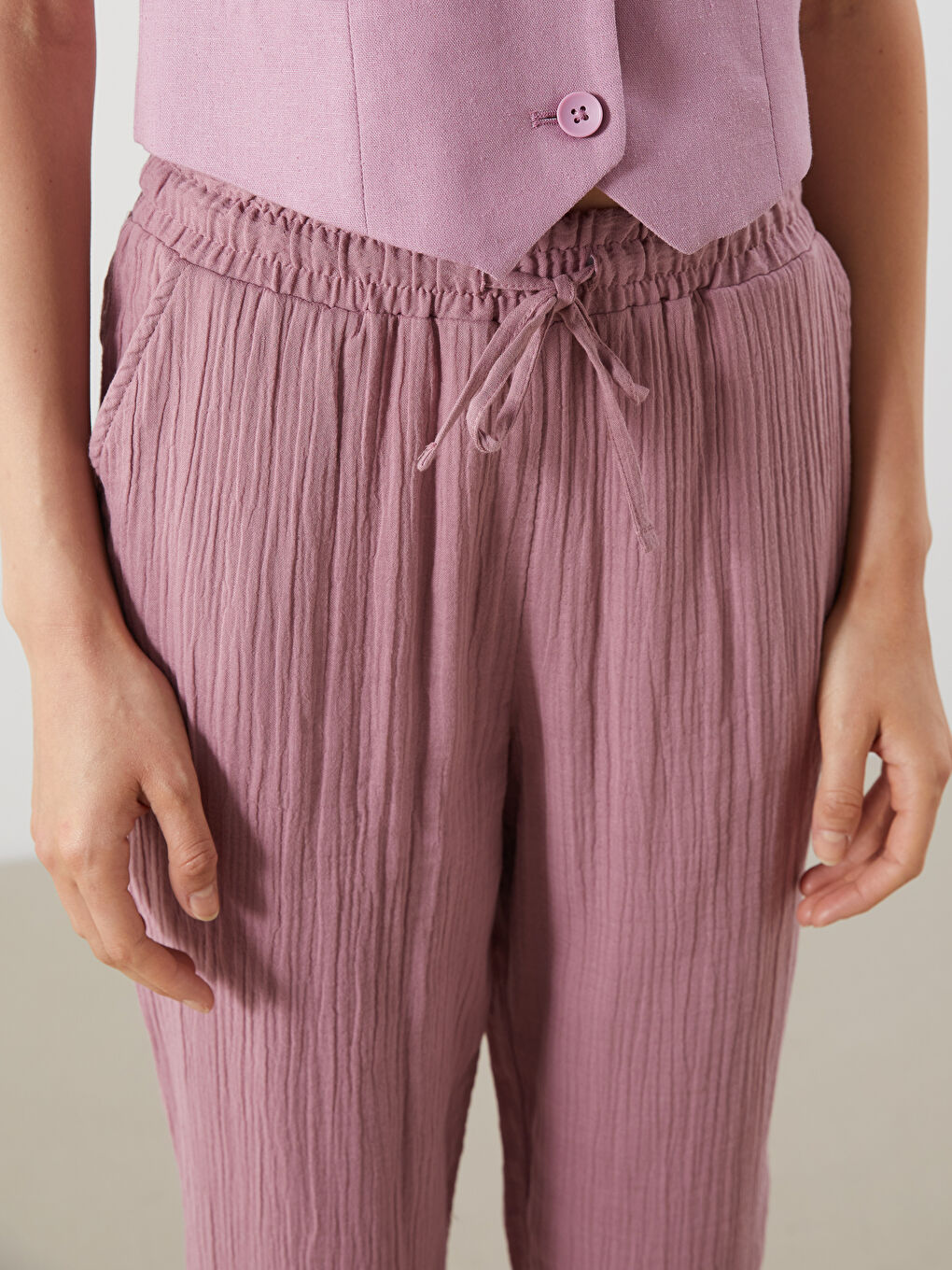 LC Waikiki Woman PINK Trousers -S5N953Z8-JLY