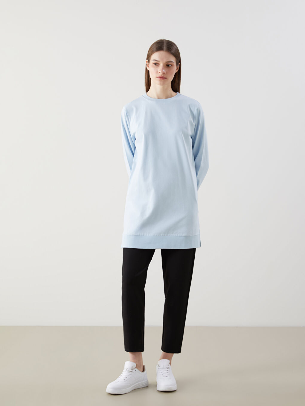 Carrot Cut Women Pants With Elastic Waist -S5N958Z8-CVL