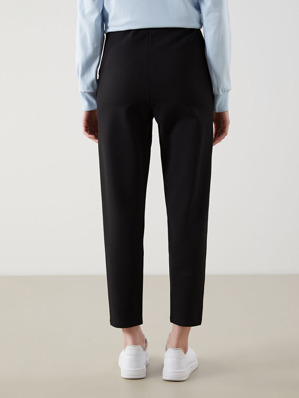 Carrot Cut Women Pants With Elastic Waist -S5N958Z8-CVL