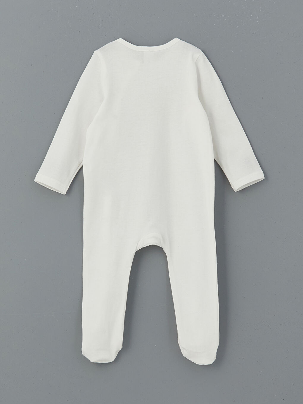 Crew Neck Printed Baby Girls' Jumpsuit-1