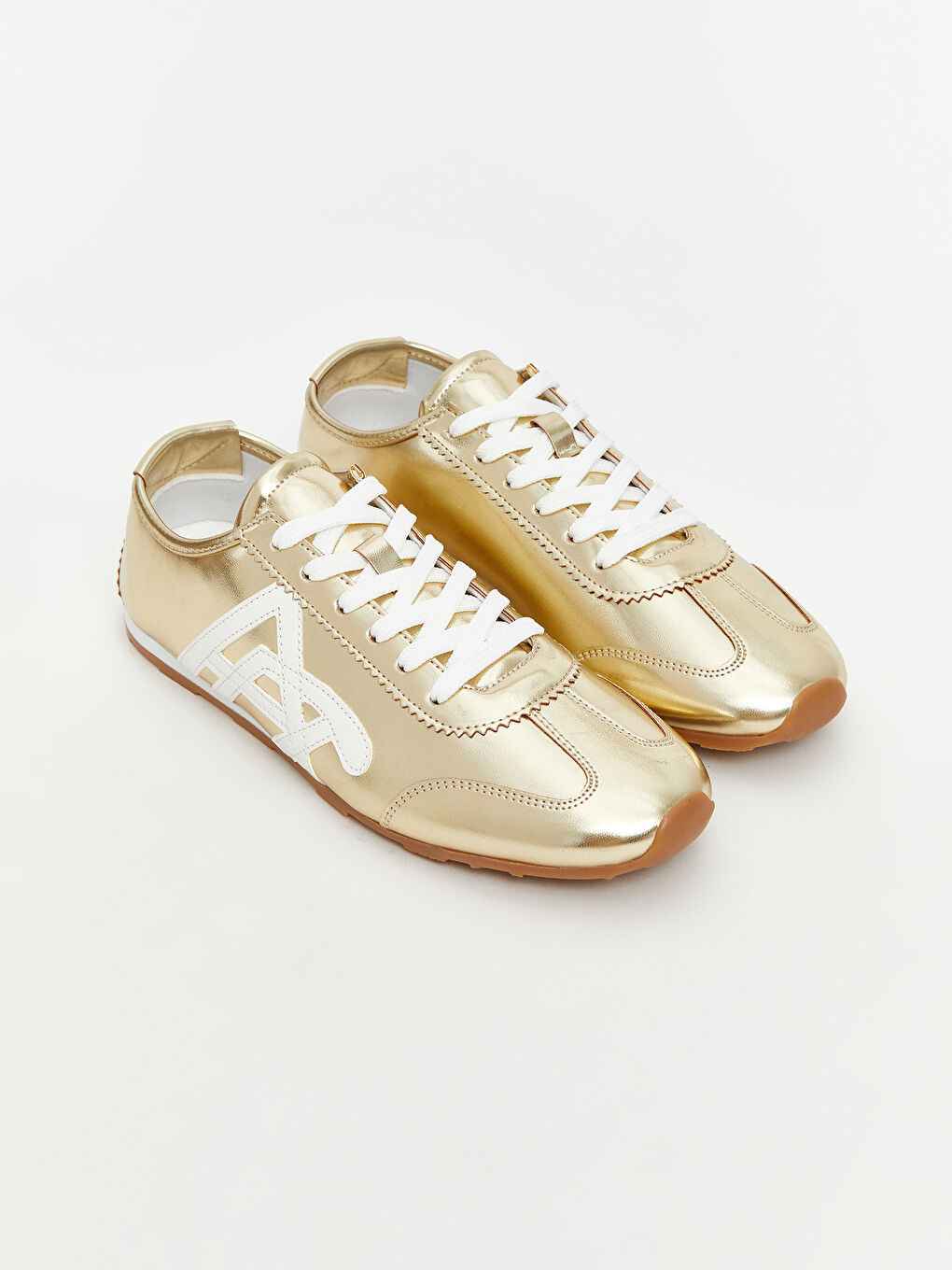 Sarı Bağcıklı Kadın Spor Ayakkabı