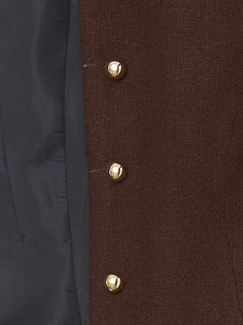 Kahverengi Gömlek Yaka Dokulu Kadın Yelek-5