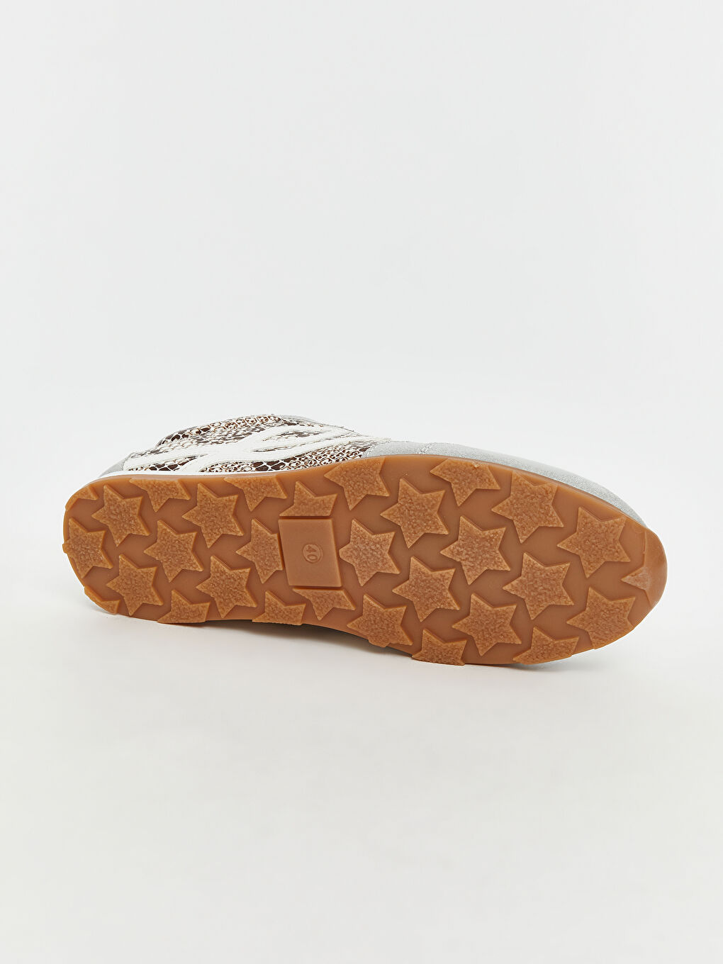 Gri Desenli Kadın Spor Ayakkabı-3