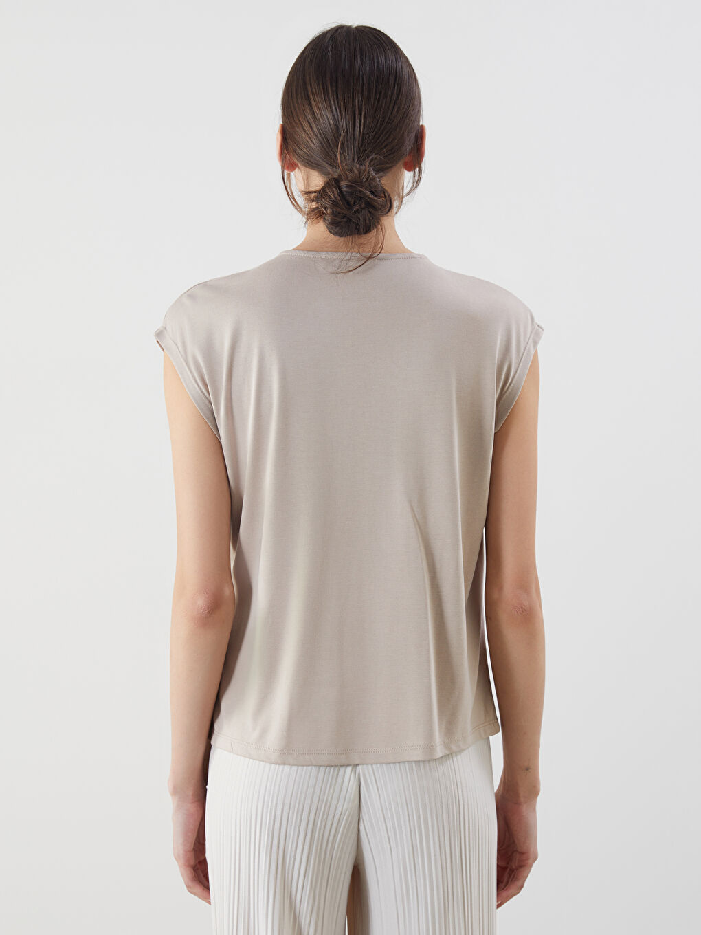 LCW Vision Crew Neck Women's T-Shirt -S5N979Z8-GHA