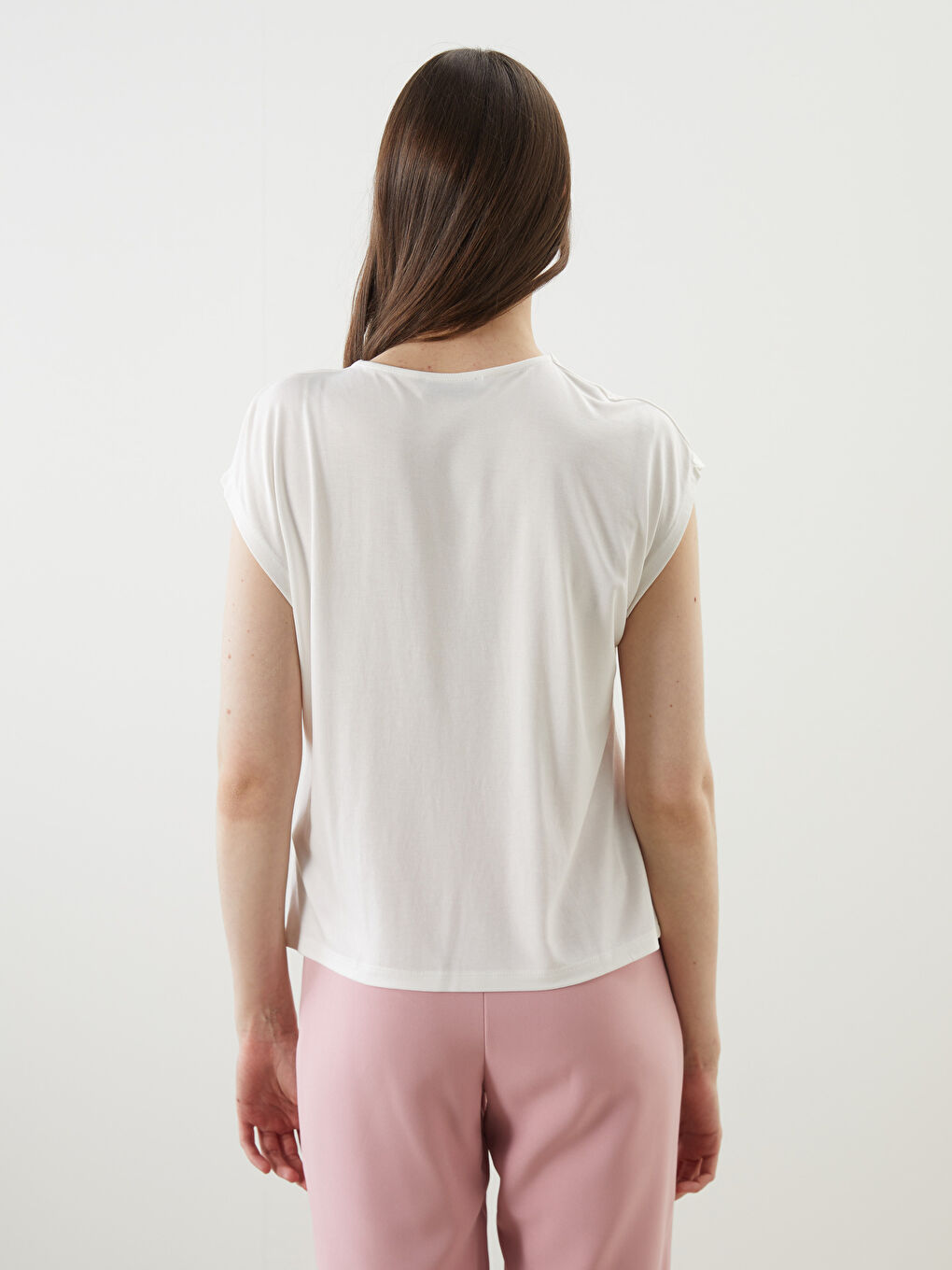 LCW Vision Crew Neck Women's T-Shirt -S5N979Z8-R9J
