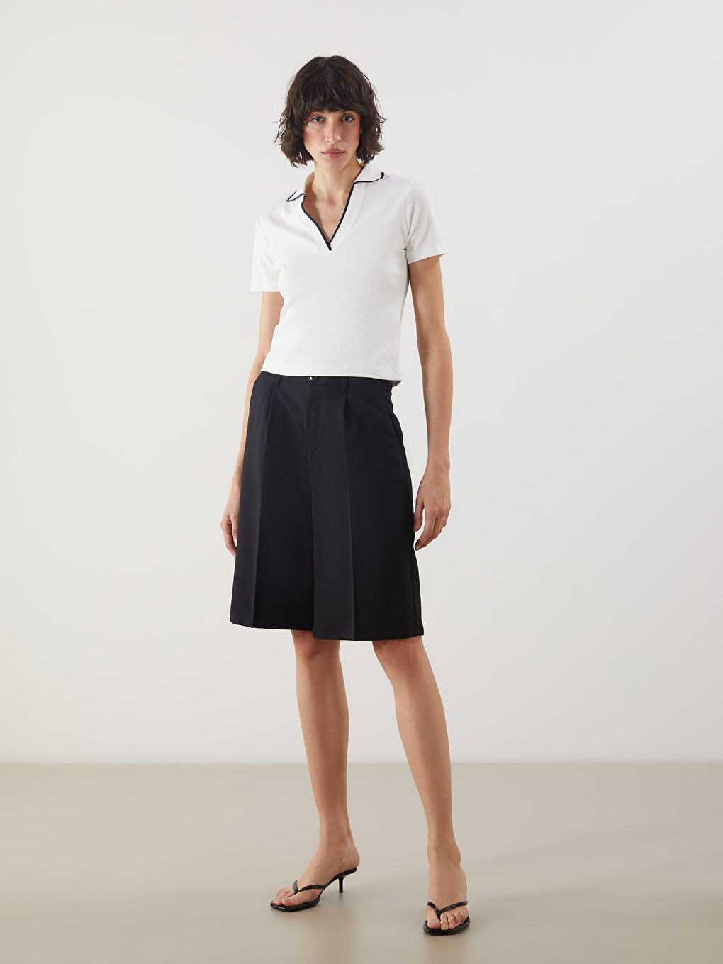 Polo Neck Women's T-Shirt -S5N991Z8-R9J