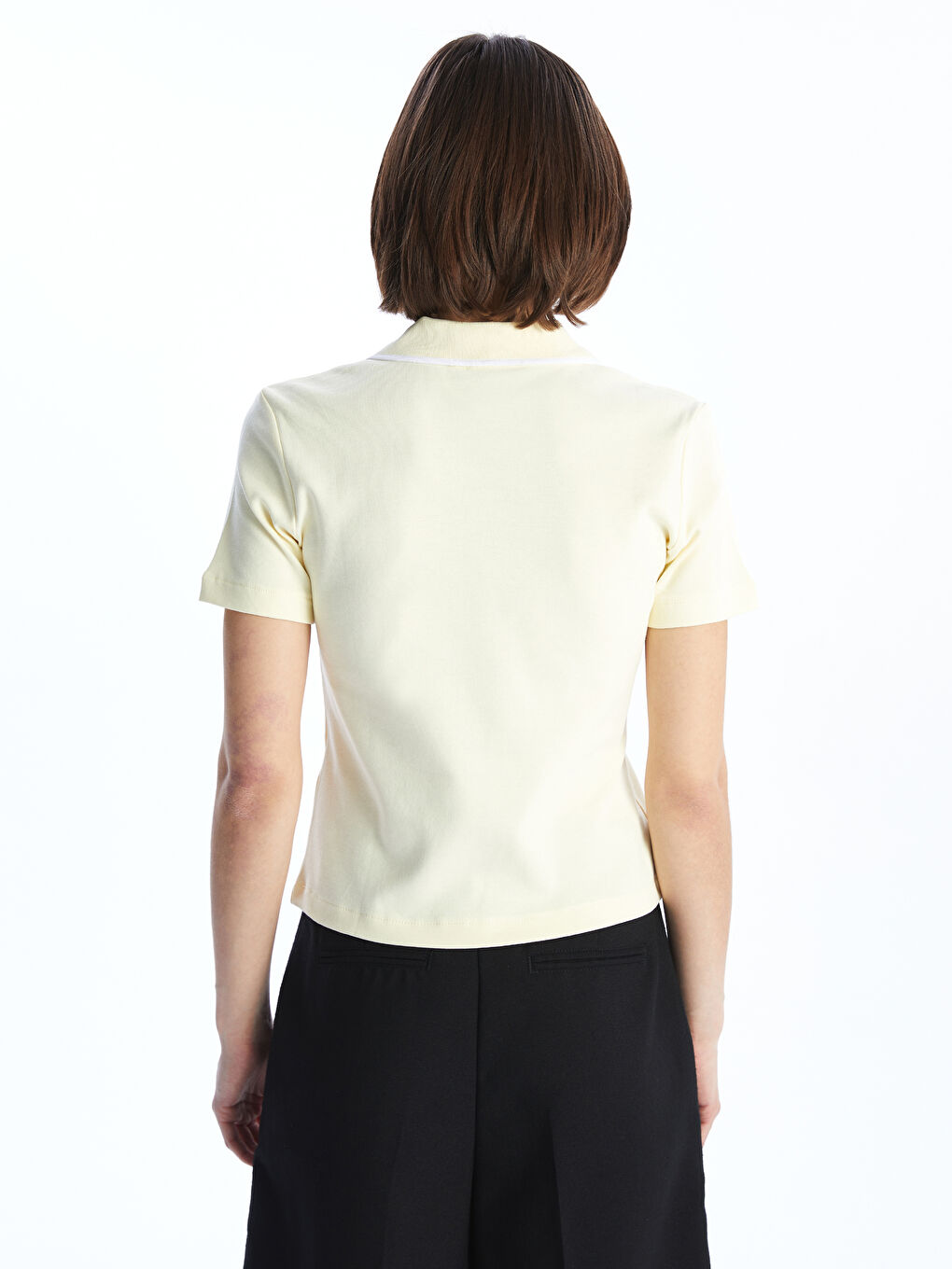 Polo Neck Women's T-Shirt -S5N991Z8-FDR