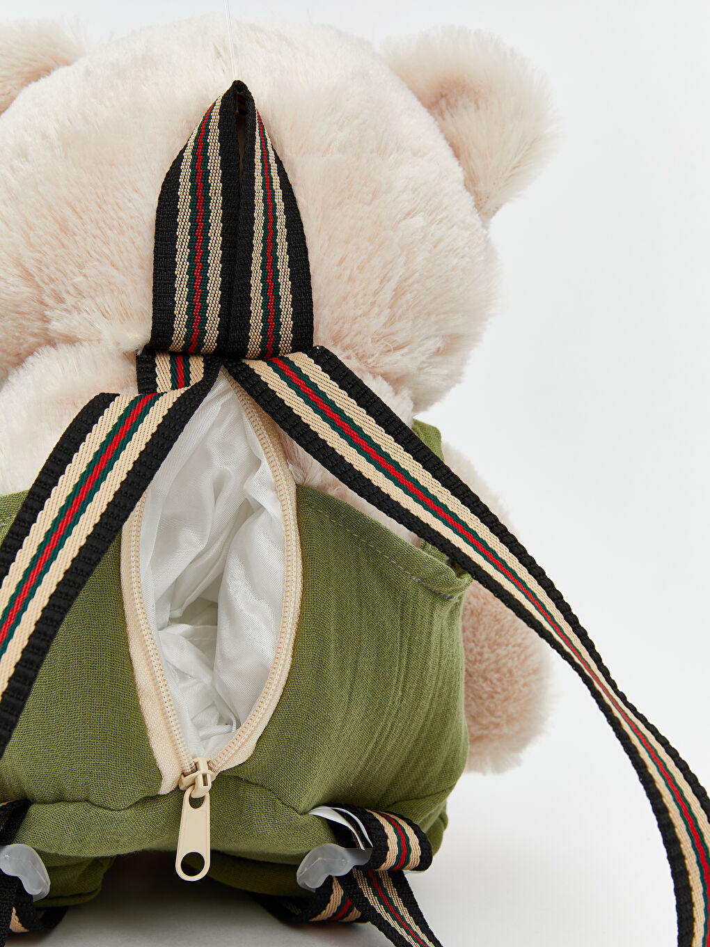LCW ACCESSORIES Bej Erkek Çocuk Pelüş Oyuncak Sırt Çantası - 3