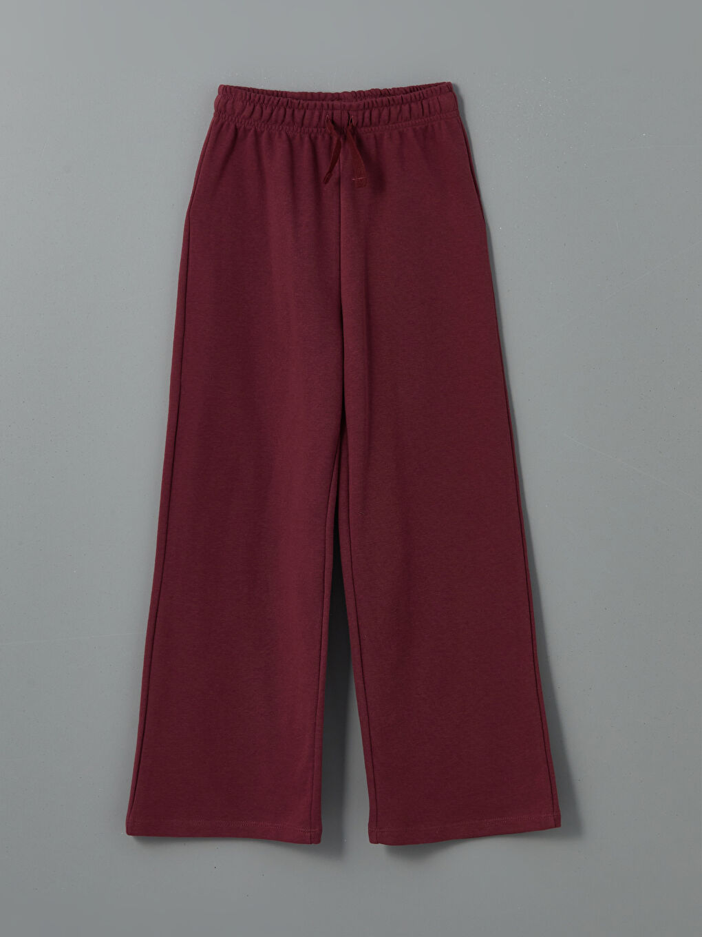 Mürdüm Beli Lastikli Kız Çocuk Eşofman Alt