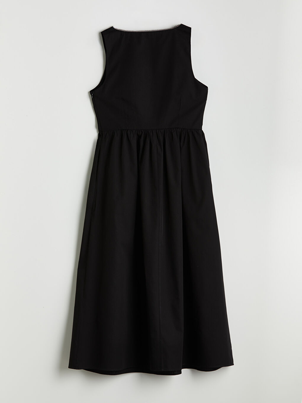 Square Collar Poplin Dress -S5NA52Z8-CVL