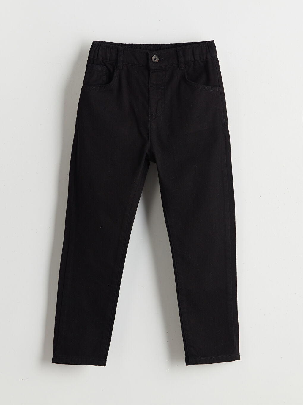 LCW Kids Siyah Beli Lastikli Basic Erkek Çocuk Pantolon